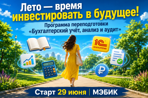 Профессиональная переподготовка "Бухгалтерский учет, анализ и аудит"